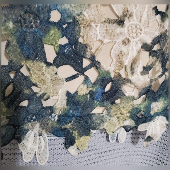 NWOT Women's Floral Lace Skirt Sz 12 Max Studio - Picture 2 of 4